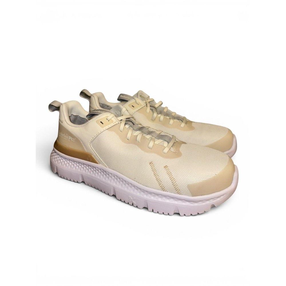 Timberland PRO Women's A5SSU Sentra CTCP Low Athletic Work Shoes White Size 8.5W